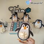 Customized Penguin-Themed Chocolate Box for Festive Occasions