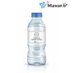 Personalized logo water bottles blue cap.