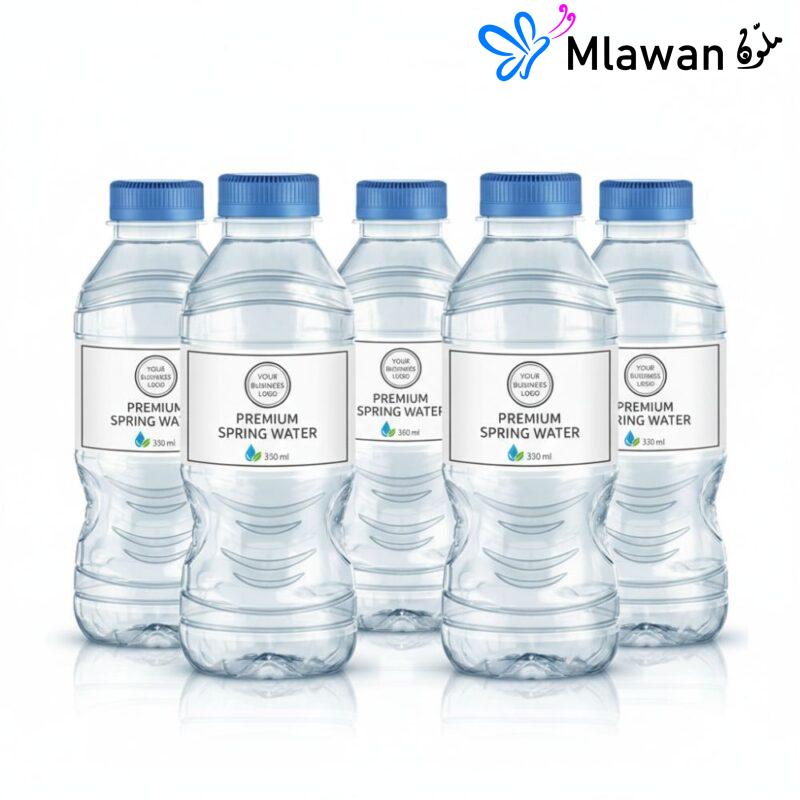 Personalized logo water bottles - Blue Cap