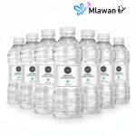 ⁦زجاجات مياه بشعار شركتك هدايا أنيقة فعاليات شركات قوارير مخصصة 500 مل 350 مل 250 مل غطاء شفاف⁩ - الصورة ⁦2⁩