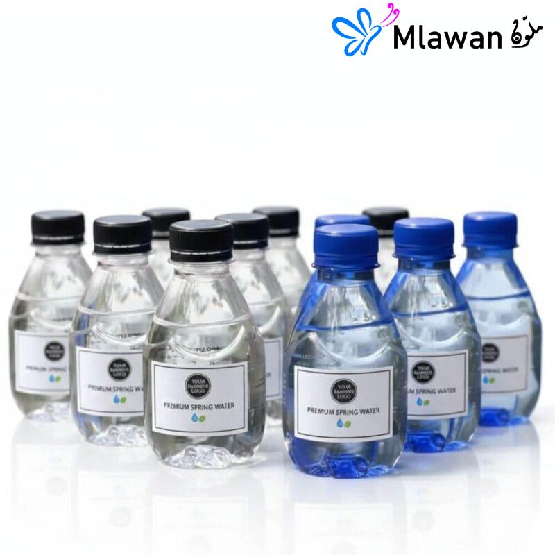 زجاجات مياه بشعارك - Customize Water Bottles Promote Brand Dubai Hotels Corporate Events Weddings Uae 500ml 330ml 250ml