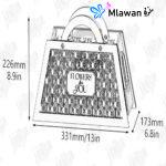 Rustic 3D flower basketHandcrafted purse flower holder - 3d Flower basket - purse flowers holder svg - flower box - gift boxes - rustic flower holder - mother's day - wedding - Valentines