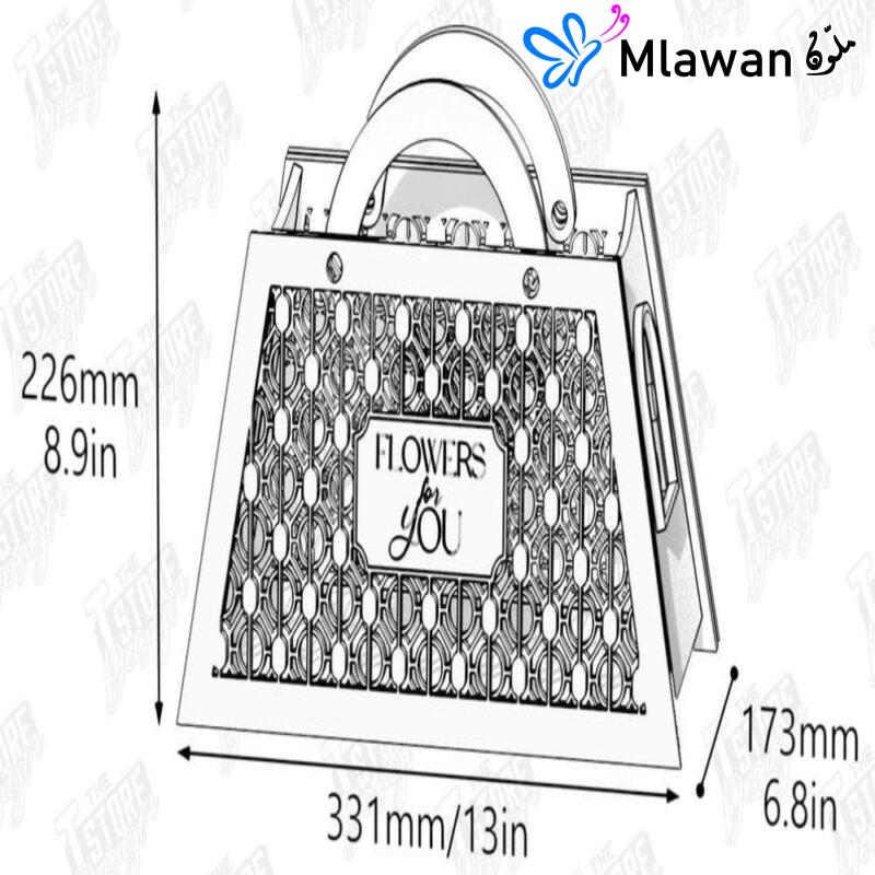 Flower purse gift basket