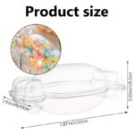 Here are a few options for the alt text:* علب حلويات للحفلات توزيعات زواج فخمة 25 علبة حلوى مبتكرة* علب تقديم كيك مبتكرة توزيعات زواج فخمة علب حلويات للحفلات* توزيعات زواج فخمة علب حلويات مبتكرة 25 علبة حلوى للحفلات - Serve Desserts Cakes with 25 pcs Novelty Candy Shape Containers Perfect for Parties Weddings Gatherings