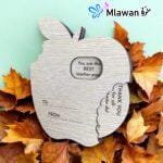 Spinning apple teacher gift for personalized DIY teacher gift ideas