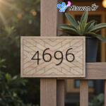 Elegant house door numbers