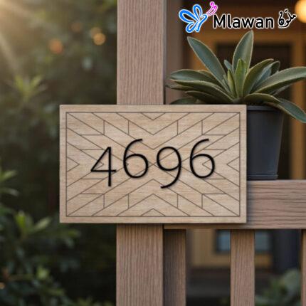 Elegant house door numbers