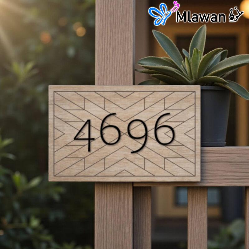 Elegant house door numbers