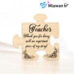 Teacher Gift Puzzle - "Thank You For Being An Important Piece of My Story" - Heartfelt Teacher Appreciation - Image 2