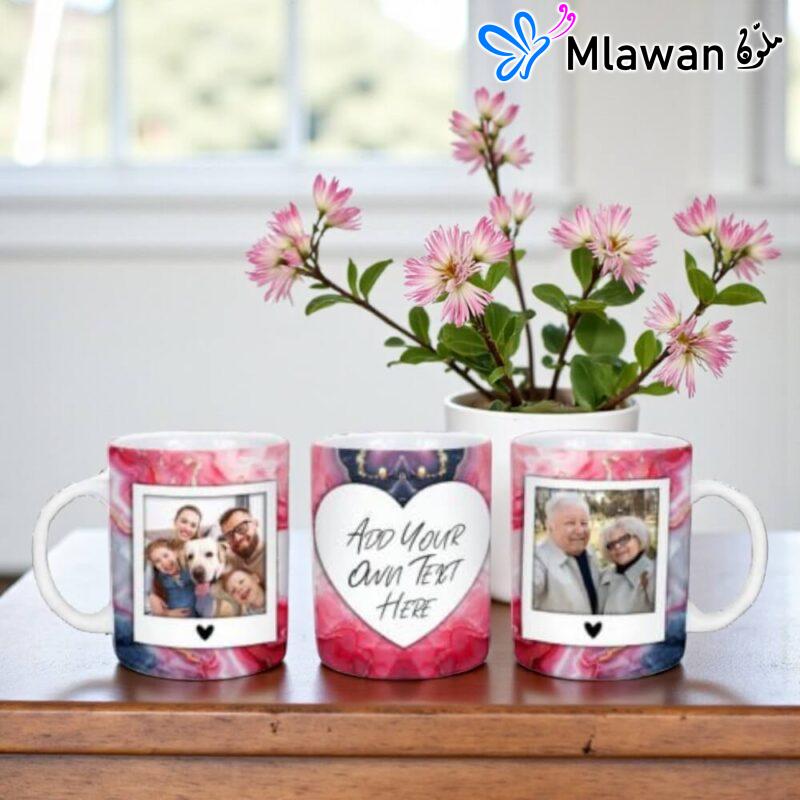 Personalized Photo Text Ceramic Mug Custom Gift Design Your Own Coffee Mug