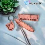 keychain gift for teachers, showing appreciation with a fun design