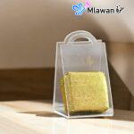 Transparent acrylic bag showcasing chocolates for wedding giveaways