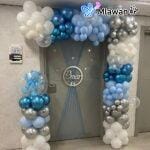 newborn baby boy hospital room door decoration with custom name sign