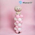 hospital room baby balloon decor for boys and girls