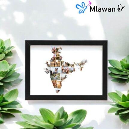 india map photo collage frame showcasing cherished memories
