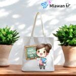 Teacher appreciation gift tote bag